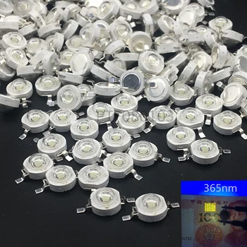 10 штук 3 Вт УФ-лампы Paars LED Ultraviolette Lampen с ламповыми чипами 365nm 375nm 380nm 385nm 395nm 400nm 405nm 410nm 420nm 3 Вт высокой мощности L