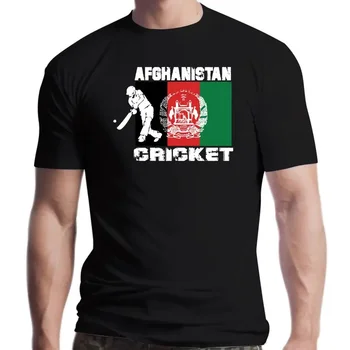 2021 Новый подарок афганской команды по крикету, футболка Afghanistan, натуральный подарок, Дышащая хлопковая одежда, весенняя рубашка с круглым вырезом и принтом