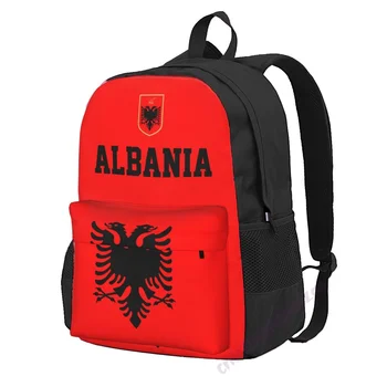 2023 Модный Рюкзак С Флагом Страны Албания, Школьный Рюкзак Для Учащихся Средней Школы, Повседневный Рюкзак Для Путешествий, Рюкзак Унисекс