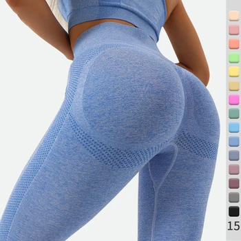 2023 Новые штаны для йоги, женские леггинсы для фитнеса, нейлоновые длинные брюки с высокой талией, женские колготки с эффектом пуш-АП, женская одежда для спортзала