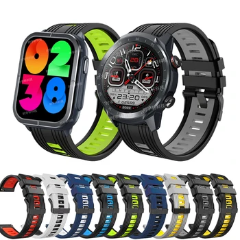20мм 22мм Ремешок Для часов Mibro Watch C3 Smartwatch Силиконовый Ремешок Спортивный Браслет Для Mibro A1 A2 X1/Lite2 /C2/Lite Мужской Ремешок Для Часов