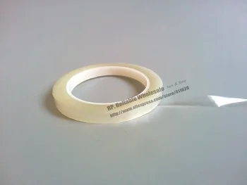 45 мм * 66 м, клейкая изоляционная майларовая лента толщиной 0,06 мм с одной стороны для конденсаторов, упаковка, прозрачная