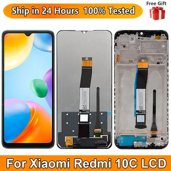 6,71 “Новый Для Xiaomi Redmi 10C ЖК-дисплей, сенсорный Дигитайзер В Сборе С Рамкой Для Замены Экрана Xiaomi Redmi 10C