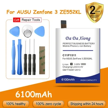 DaDaXiong 6100mAh C11P1511 Аккумулятор Для Asus ZenFone 3 ZenFone3 Ze552kl Z012da/e Сменный Аккумулятор + Инструменты