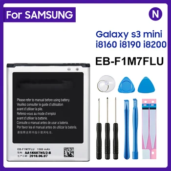 EB-L1M7FLU EB-F1M7FLU 1500 мАч Батарея для Samsung Galaxy S3 Mini GT-I8190 I8160 I8190N GT-i8200 S7562 G313