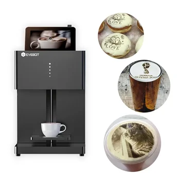 EVEBOT EB-FT4 Селфи принтер для напитков и еды 3D Цифровой съедобный струйный принтер для латте-арта, кофе, пиццы, торта