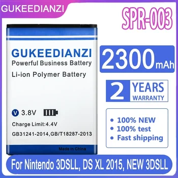 GUKEEDIANZI Сменный аккумулятор SPR-003 SPR003 2300 мАч для Nintendo SPR-A-BPAA-CO 3DSLL DS XL 2015 НОВЫЙ 3DSLL SPR-001