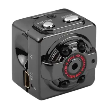 HD карманная камера Аэрофотосъемка HD экшн камера ночного видения Карманная видеокамера с аккумулятором емкостью 180 мАч Черная камера