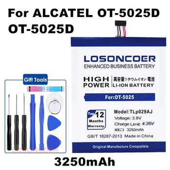 LOSONCOER 3250 мАч TLp029AJ Аккумулятор Для Alcatel OneTouch Pop 3 5,5 