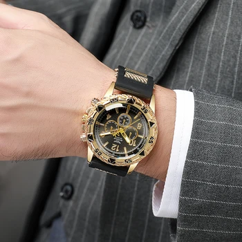 Relogio Masculino Sports Watch Silicone Quartz Watch reloj militar deportivo часы наручные мужский gift for boyfriend clock