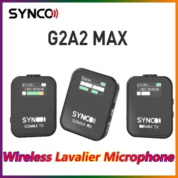 Synco G2 A1 A2 Max Беспроводной Петличный Микрофон Микрофонная Система для Настольной Зеркальной Камеры Смартфона Мониторинг в реальном времени