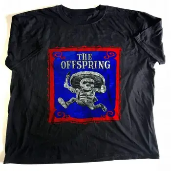The Offspring Band Tour Репринтная хлопковая базовая черная футболка Для мужчин и женщин NH1734