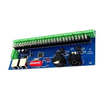 WS-DMX-27CH-RJ45 Easy 27CH dmx512 контроллер декодер 27-канальный dmx512 контроллер 9 групп RGB выходной драйвер