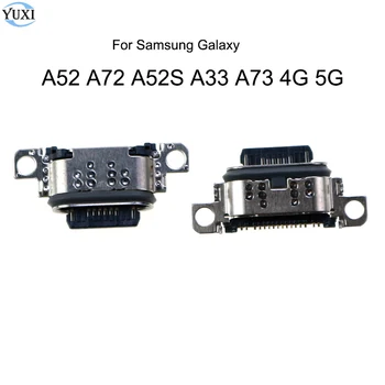 YuXi USB Type-C Порт Зарядки Док-станция Разъем Зарядного Устройства Замена Гнезда Для Samsung Galaxy A52 A72 A52S A33 A73 4G 5G