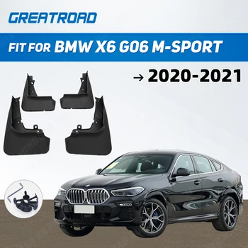 Автомобильные Брызговики Mudflap для BMW X6 G06 M-Sport 2020 2021 Брызговик на Крыло, Брызговики, Аксессуары для Брызговиков