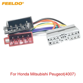 Автомобильный CD-Радио Аудио Адаптер Жгута Проводов ISO для Honda Mitsubishi Peugeot (4007) Citroen C-Crosser Auto ISO Head Units Wire Cabl