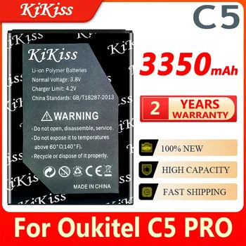 Аккумулятор KiKiss емкостью 3350 мАч для OUKITEL C5, аккумуляторы для мобильного телефона OUKITEL C5 Pro C5Pro