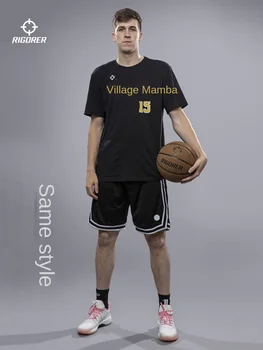 Баскетбольные шорты RIGORER's Спортивные шорты Austin Reaves, баскетбольные штаны, мужские шорты, Летние Свободные Быстросохнущие Дышащие шорты