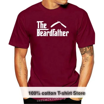 Горячая распродажа 2019 года, 100% хлопок, Забавная рубашка для парикмахера The Beard Father, подарочная футболка