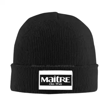 Графическая повседневная кепка с логотипом Maitre de The, Бейсболка, Вязаная шапка
