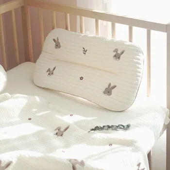 Детская подушка, дышащая и впитывающая пот, набор подушек для детского сада, подушка для детского сна с вышивкой Янмианка