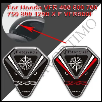 Для Honda VFR 400 600 700 750 800 1200 X F VFR800F Мотоцикл Газойль Комплект Колено Эмблема Логотип Наклейки Протектор Бака Накладка