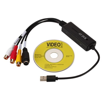 для мониторинга Компьютера, Записывающего Видео, Карты Захвата Видео и аудио USB 2.0 Адаптер VHS на DVD HDD Конвертер ТВ-карт