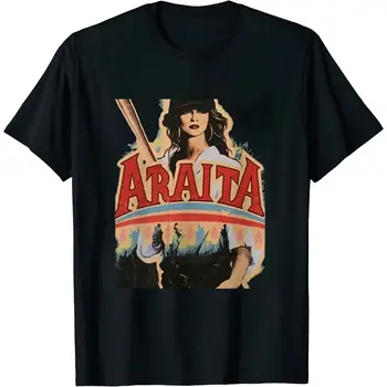 Женская винтажная футболка Atlanta Baseball с буквенным рисунком и коротким рукавом