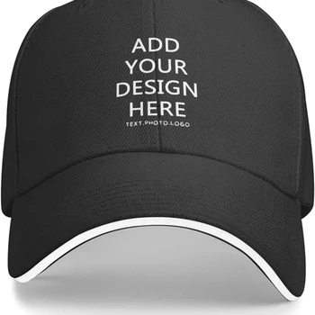 Изготовленная на Заказ Шляпа Создайте Свою Собственную, Персонализированную Классическую Шляпу для Мужчин И Женщин, Настраиваемую Бейсбольную Кепку Dad для улицы с регулируемым