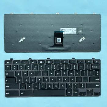 Клавиатура 3100 US для Dell Chromebook 11 3100 5190 2- Ноутбук in-1 0H06WJ 00D2DT с рамкой