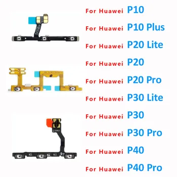 Кнопки Регулировки Громкости Питания Гибкий Кабель Для Huawei P20 P30 P40 Lite Pro P10 P40 Lite 5G P40 Lite E Боковые Клавиши Переключатель Гибкая Часть