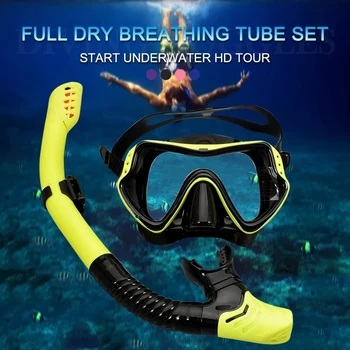 Красочные силиконовые очки для дайвинга, маска для плавания с панорамным видом HD для начинающих профессионалов