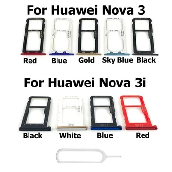 Лоток для sim-карт для Huawei Nova 3 3i Слот для sim-карт Держатель лотка для SD-карт Замена адаптера