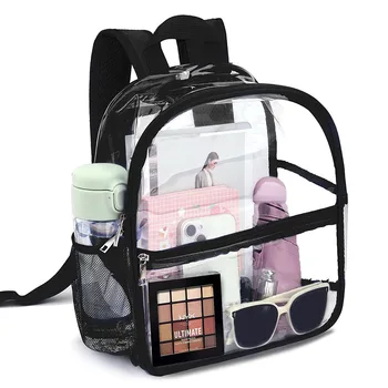 Маленькие прозрачные рюкзаки, милый детский рюкзак для начальной школы, уличная сумка, Водонепроницаемый рюкзак из ПВХ, сумка для хранения