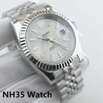 Механические Наручные Часы NH35 Case 36mm /39mm watch Man из нержавеющей стали С Механизмом NH35