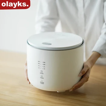 Многофункциональная электрическая рисоварка Olayks, 2 л, керамическая плита, Маленькая рисоварка, 8 часов, Время использования бытовой кухонной техники