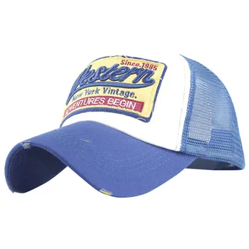 Модные летние шляпы с вышивкой из дышащей сетки для мужчин и женщин, повседневные шляпы, бейсболки в стиле хип-хоп, кепка с солнцезащитным козырьком