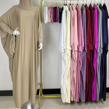 Мусульманская Абайя для Женщин, Молитвенная Одежда на Ид Рамадан, Скромное Платье, Женская Исламская Одежда, Турецкие Арабские Платья