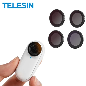 Набор фильтров для объектива TELESIN CPL ND8 ND16 ND32 для аксессуаров для экшн-камеры Insta360 Go3 Go2 с объективом ND CPL