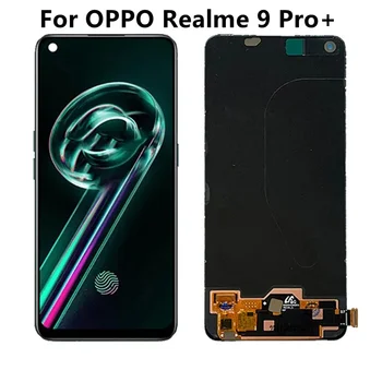 Оригинал для OPPO Realme 9 Pro + RMX3392, RMX3393 ЖК-дисплей С сенсорной панелью, Цифровой Преобразователь экрана для Realme 9 Pro 9Pro Plus с ЖК-рамкой