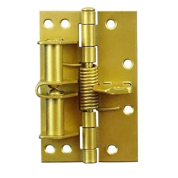 Петли автоматического доводчика для шкафа-купе Многофункциональные съемные пружинные петли для позиционирования дверного доводчика, золото