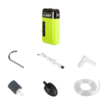 Портативный для умной индукции, перезаряжаемый через USB, Интеллектуальная рыбалка на воде, насыщение кислородом воздуха P