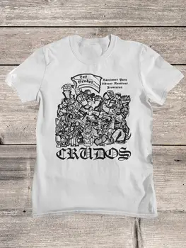 Рубашка Los Crudos Hardcore Punk Рубашка Crudos Band Punk