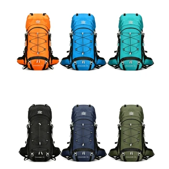 Стильный практичный рюкзак объемом 60 л, нейлоновый альпинистский рюкзак для пеших прогулок и кемпинга