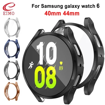 Чехол из ТПУ для Samsung Galaxy Watch 6 40 мм 44 мм Защитная пленка для экрана по всему периметру корпуса Galaxy watch 6 44 мм 40 мм крышка
