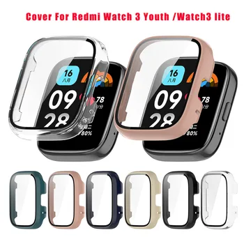 Чехол + Стекло Для Xiaomi Redmi Watch 3 Lite Active Smart Watch Бампер Защитная Крышка Экрана Redmi Watch 3 Youth Case