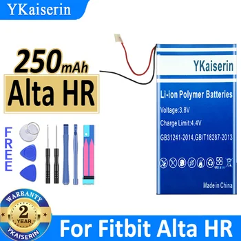 YKaiserin аккумулятор емкостью 250 мАч для Fitbit Alta HR AltaHR WL-FBT07 с 2-проводным цифровым аккумулятором