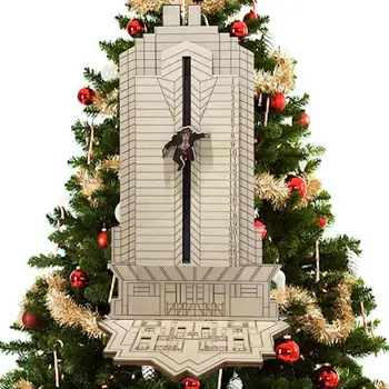 Деревянный Адвент-календарь Деревянные Адвент-календари с забавным рисунком, календарь обратного отсчета Рождества, украшение Рождественского стола