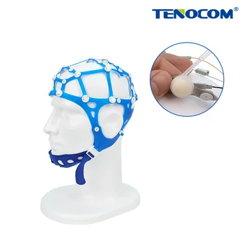 Колпачок для ЭЭГ с физиологическим раствором на 10 каналов-для чашечного электрода (версия с физиологическим раствором)