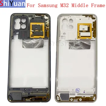 Корпус телефона Средняя рамка Центральная крышка корпуса для Samsung M32 M325 Запасные части для средней рамки